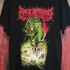 Forest Of Remorse Black Graphic T-Shirt